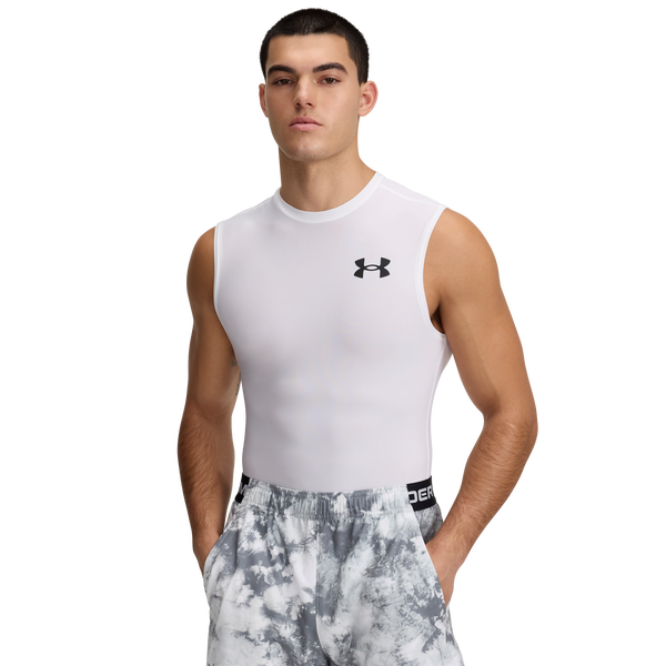 Under Armour Heatgear Og Compression SL - Men's - White/Black