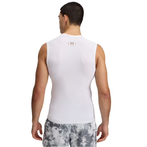 Under Armour Heatgear Og Compression SL - Men's - White/Black - Image 2