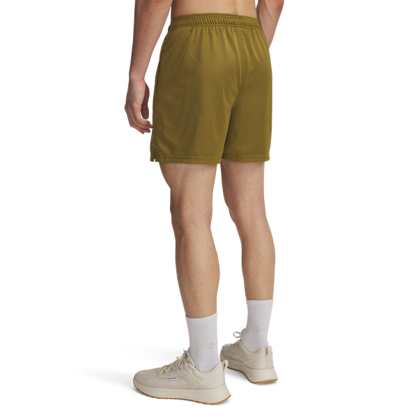 Under Armour Essential Mesh Shorts - Men's - Canteen Green/White - Image 2
