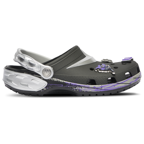 Crocs TMNT Shredder Classic Clogs - Men's - Purple/Grey/Black - Image 2