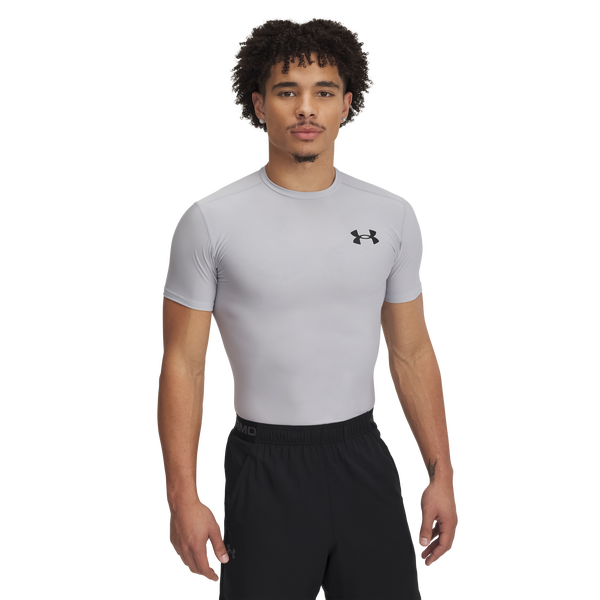 Under Armour Heatgear OG Compression Short Sleeve - Men's - Mod Gray/Black