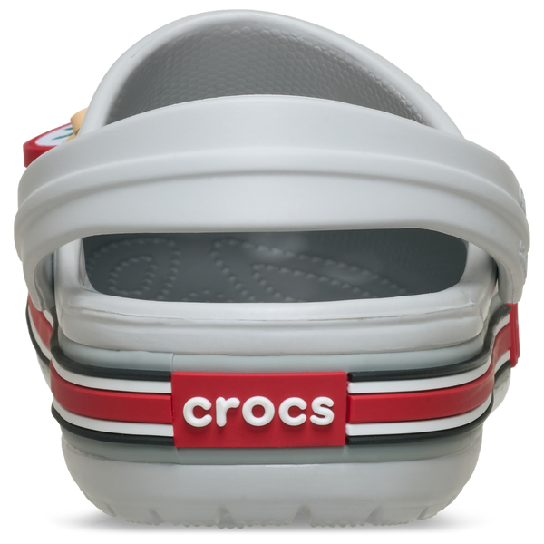 Crocs Collegiate Clogs - Men's - Grey/Red - Image 4