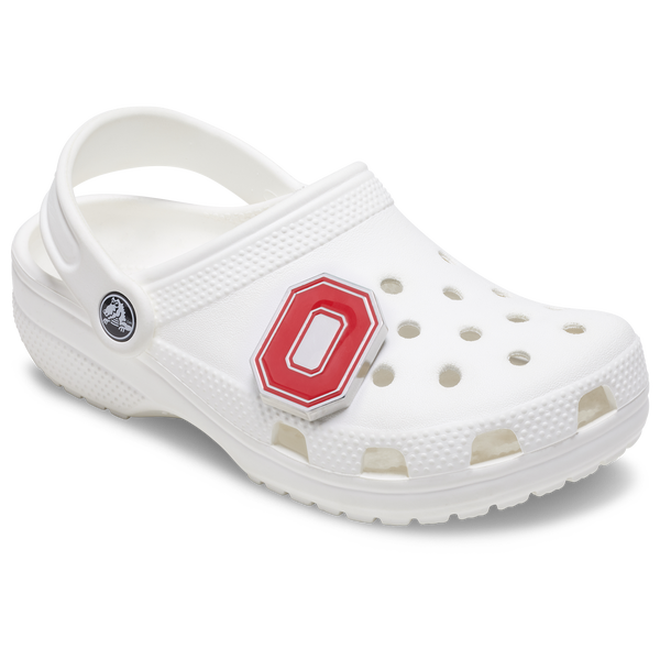 Crocs Collegiate Clogs - Men's - Grey/Red - Image 10