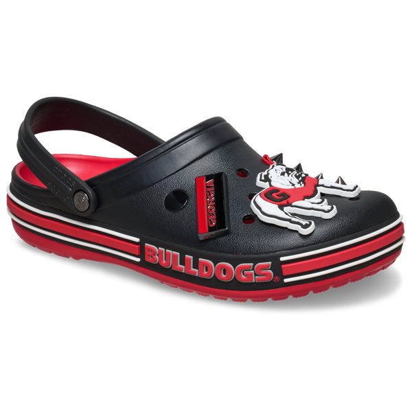 Crocs Collegiate Clogs - Men's - Black/Red - Image 6