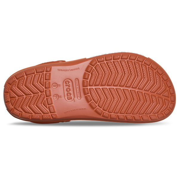 Crocs Collegiate Clogs - Men's - Orange/White - Image 5