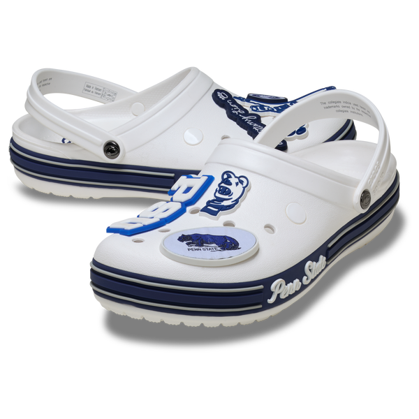 Crocs Collegiate Clogs - Men's - White/Navy - Image 7