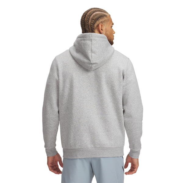 Under Armour Icon Fleece Hoodie - Men's - Mod Gray/White - Image 2