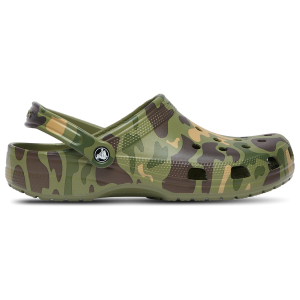 Crocs Classic Clogs Duck Camo - Men's - Cargo Green/Black/White