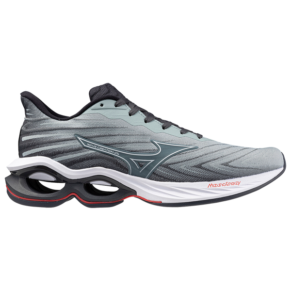 Mizuno Wave Creation 25 SSW - Men's - Grey Mist/White - Image 2