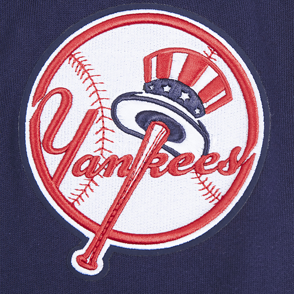 Pro Standard YANKEES OLD ENGLISH FLC PO HOODIE - Men's - Midnight Navy - Image 7