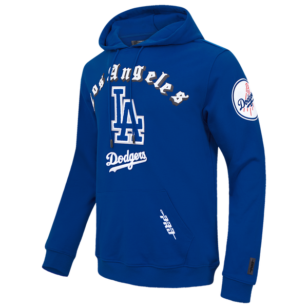 Pro Standard DODGERS OLD ENGLISH FLC PO HOODIE - Men's - Dodger Blue - Image 3