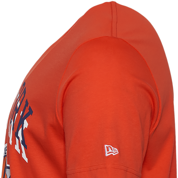 New Era Knicks Short Sleeve T-Shirt - Men's - Orange/Blue - Image 2
