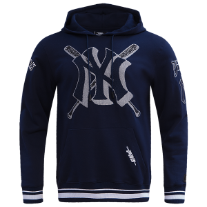 Pro Standard YANKEES MASH UP RIB FLC PO HOODIE - Men's - Midnight Navy