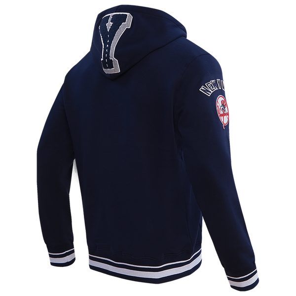 Pro Standard YANKEES MASH UP RIB FLC PO HOODIE - Men's - Midnight Navy - Image 4