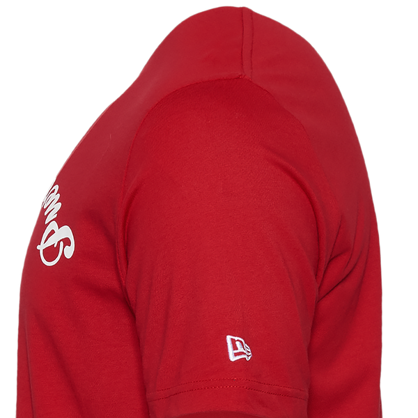 New Era Puerto Rico Upside Down T-Shirt - Men's - Red/White/Blue - Image 2