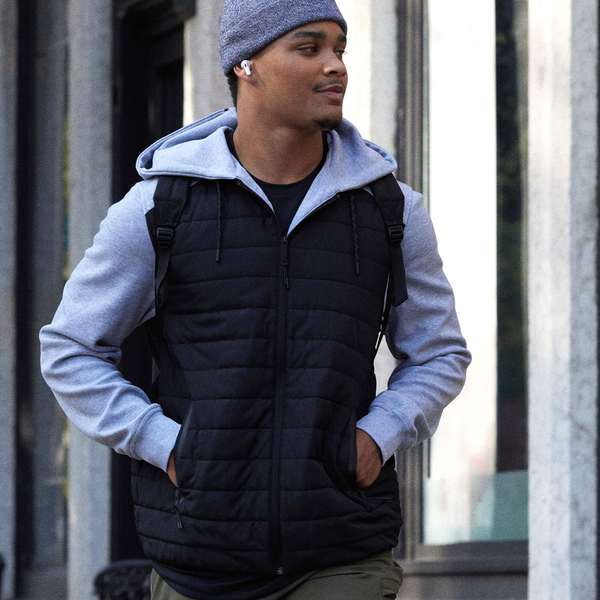 CSG Active Commuter Puffer Full-Zip Hoodie - Men's - Grey - Image 6