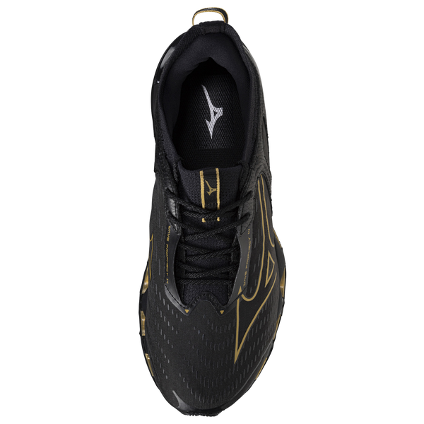 Mizuno Wave Prophecy 14 - Men's - Black/Gold - Image 4