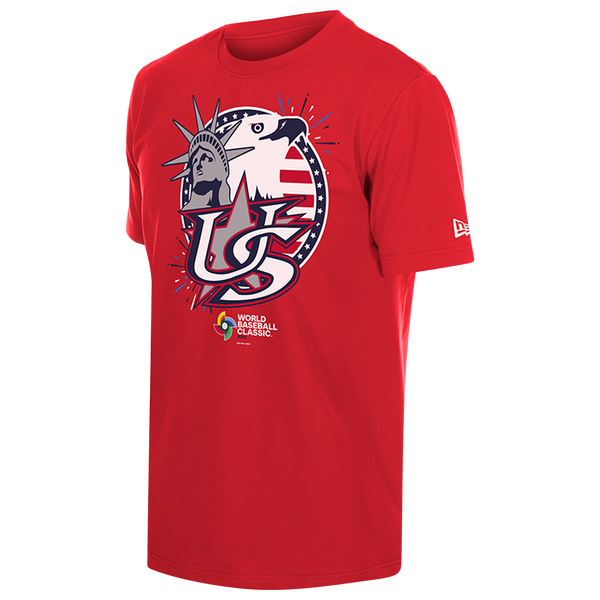 New Era WBC 2026 USA T-Shirt - Men's - Red