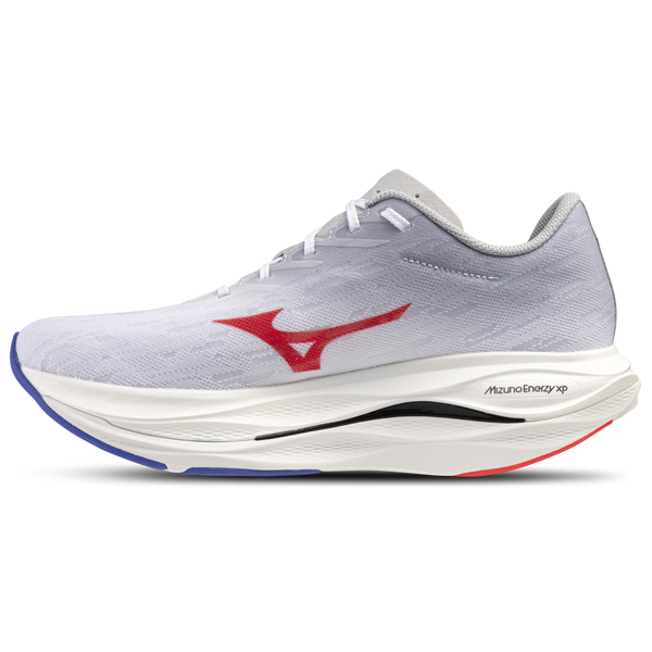 Mizuno Wave Rebellion Flash 3 - Men's - White/Fiery Coral - Image 2