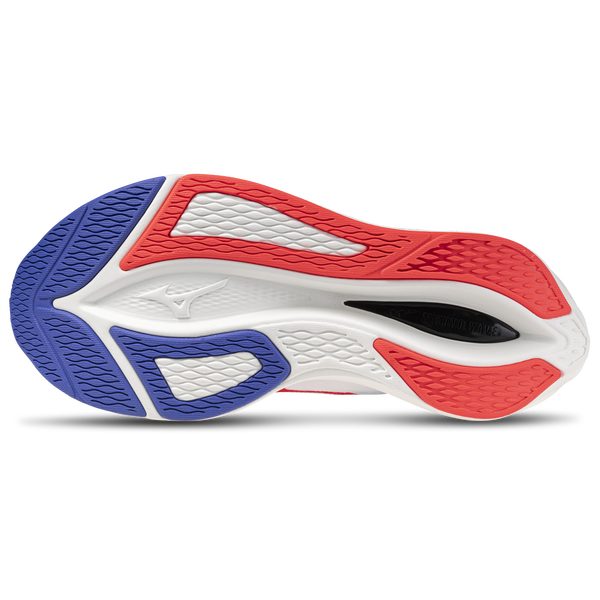 Mizuno Wave Rebellion Flash 3 - Men's - White/Fiery Coral - Image 5