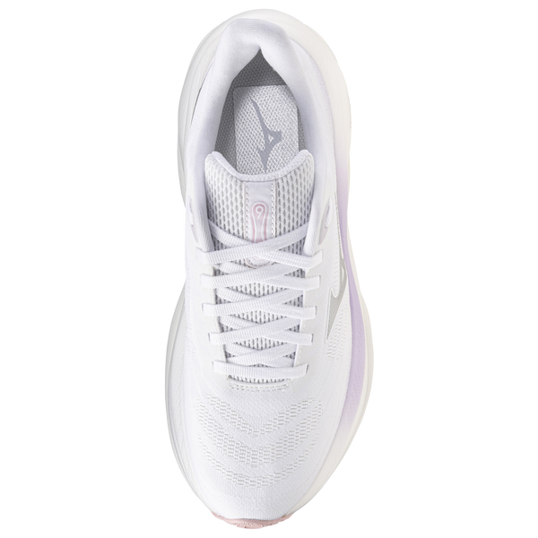 Mizuno Wave Sky 9 Wide - Women's - White/Silver - Image 4