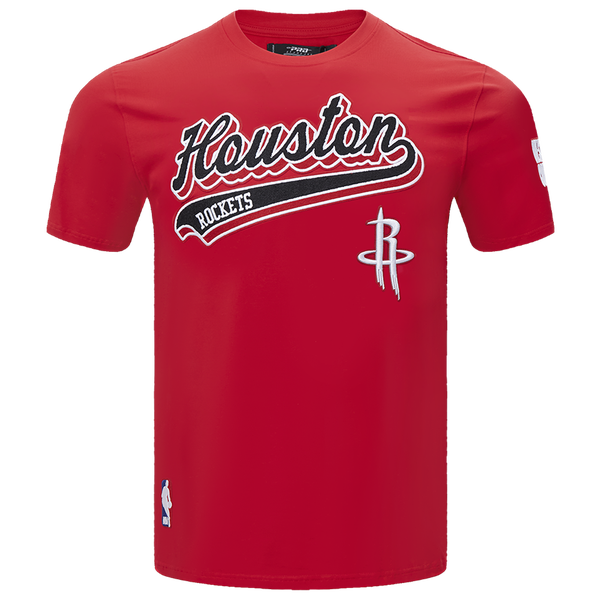 Pro Standard ROCKETS SCRIPT TAIL SJ TEE - Men's - Red