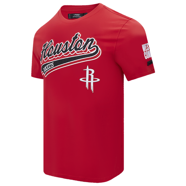 Pro Standard ROCKETS SCRIPT TAIL SJ TEE - Men's - Red - Image 3