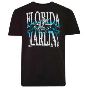 New Era Marlins Short Sleeve T-Shirt - Men's - Black