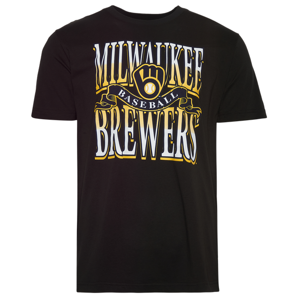 New Era Brewers Short Sleeve T-Shirt - Men's - Black