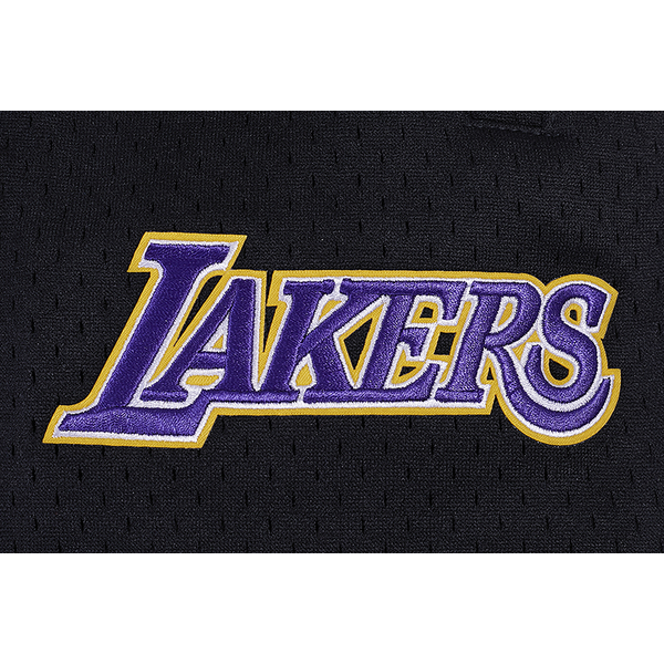 Pro Standard LAKERS SCRIPT TAIL DK 2.0 SHORT - Men's - White/Black - Image 8