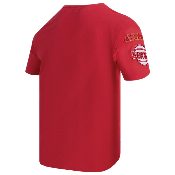 Pro Standard HAWKS OLD ENGLISH SJ TEE - Men's - Red - Image 4