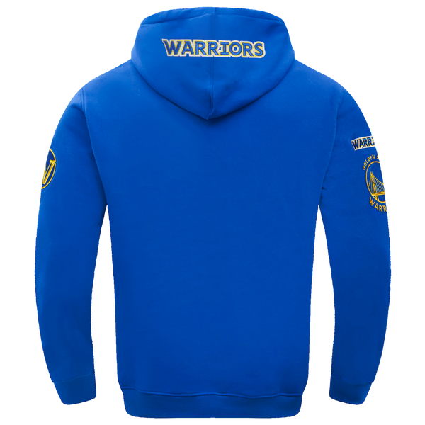 Pro Standard WARRIORS OLD ENGLISH FLC PO HOODIE - Men's - Royal Blue - Image 2