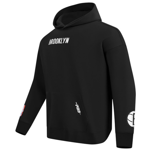 Pro Standard Nets Pullover Hoodie - Men's - Black - Image 3