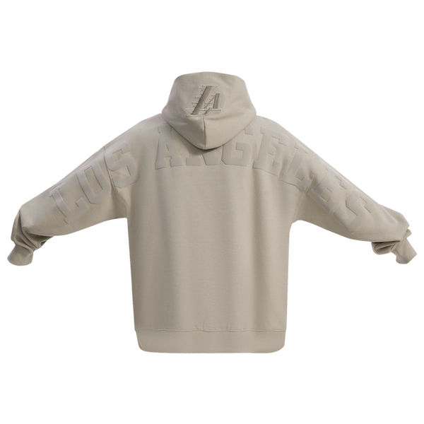 Pro Standard Lakers Pullover Hoodie - Men's - Taupe - Image 2