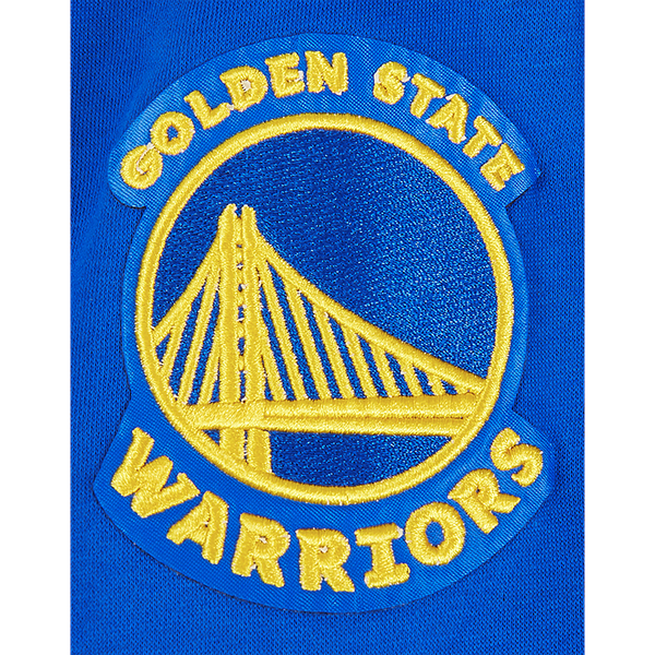 Pro Standard Golden State Warriors Classic Flc Po Hoodie - Boys' Grade School - Royal Blue - Image 5