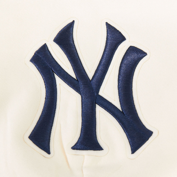 Pro Standard Yankees Pullover Hoodie - Men's - Eggshell - Image 5