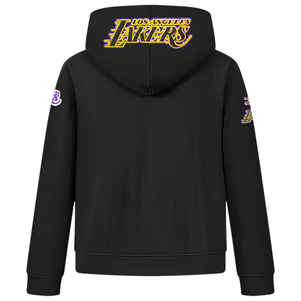 Pro Standard Los Angeles Lakers Classic Flc Fz Po Hoodie - Boys' Grade School - Black - Image 2