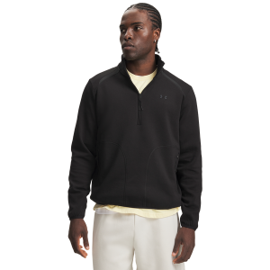 Under Armour Unstoppable Fleece 1/2 Zip - Men's - Black/Black