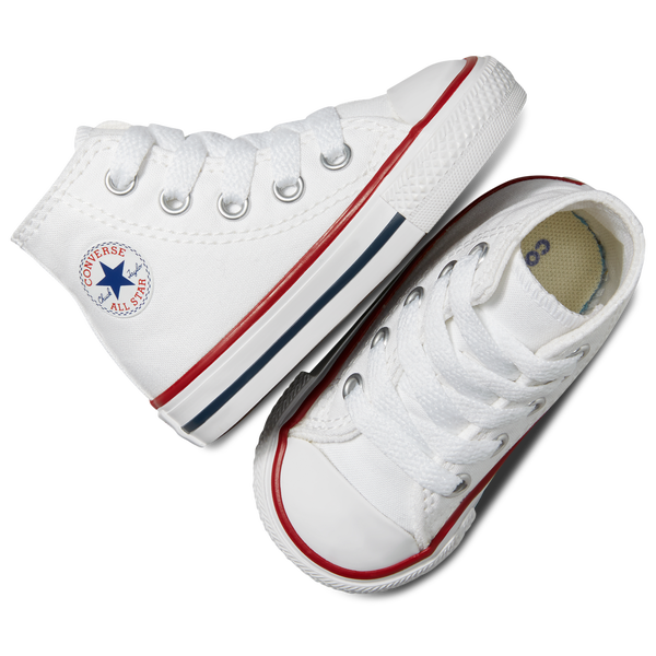 Converse All Star High Top - Boys' Toddler - White/Optical White - Image 7