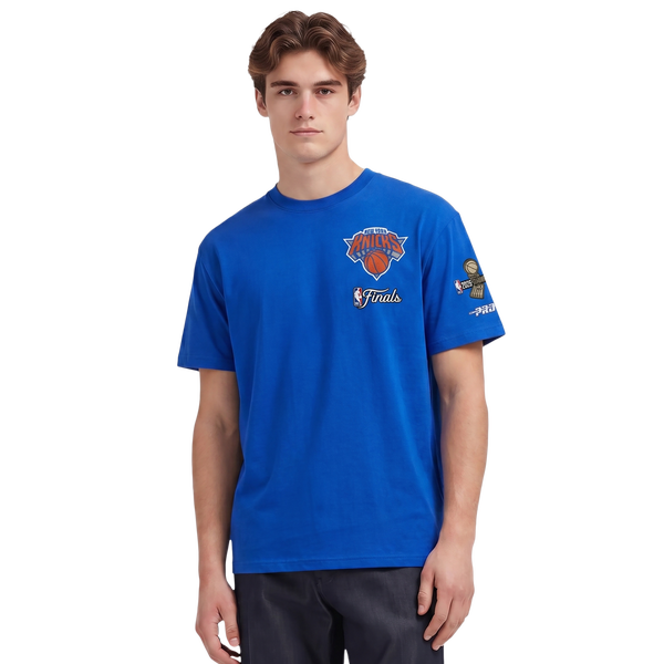 Pro Standard Knicks NBA Finals 2026 CJ Drop Shoulder T-Shirt - Men's - Blue