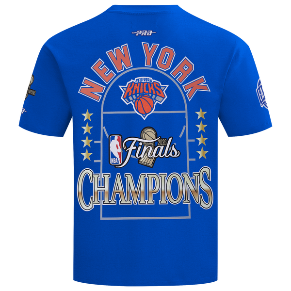 Pro Standard Knicks NBA Finals 2026 CJ Drop Shoulder T-Shirt - Men's - Blue - Image 4