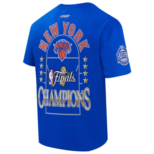 Pro Standard Knicks NBA Finals 2026 CJ Drop Shoulder T-Shirt - Men's - Blue - Image 6