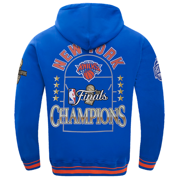 Pro Standard Knicks NBA Finals 2026 Rib FLC PO Hoodie - Men's - Blue - Image 4