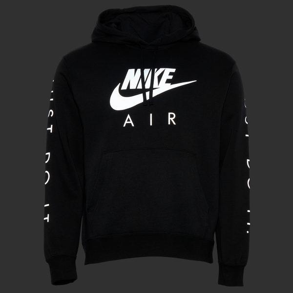 Nike Just Do It Hoodie - Men's - Black/Silver - Image 2