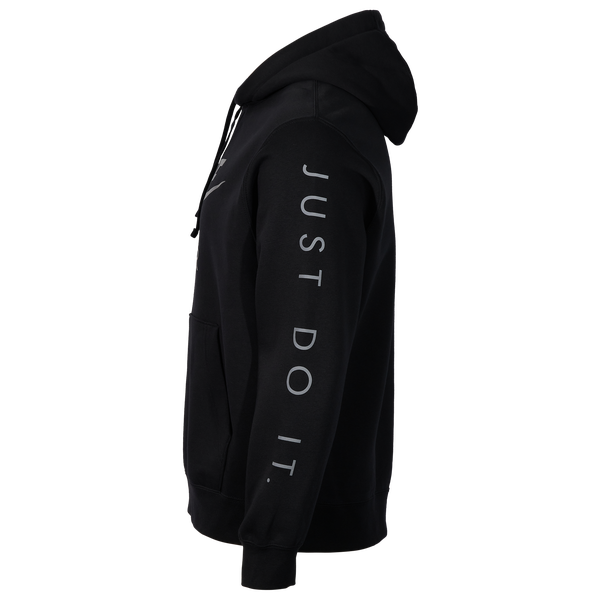 Nike Just Do It Hoodie - Men's - Black/Silver - Image 4