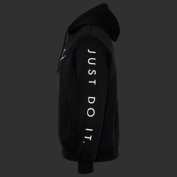 Nike Just Do It Hoodie - Men's - Black/Silver - Image 5