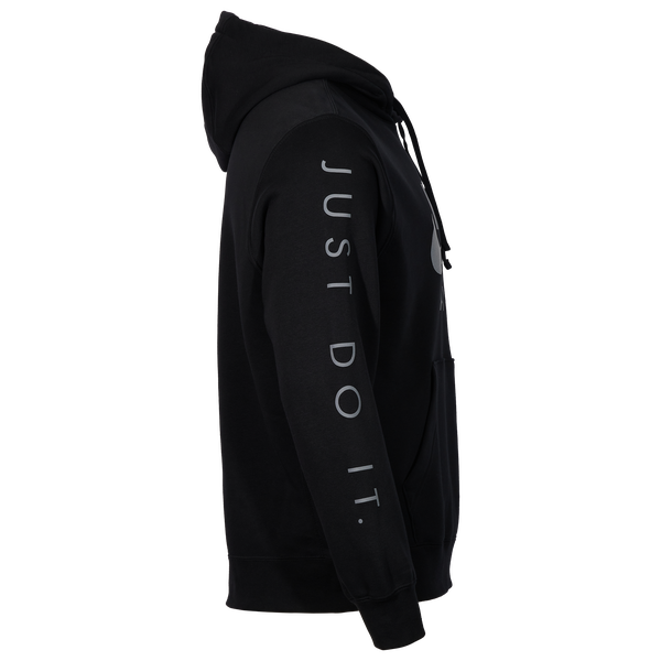 Nike Just Do It Hoodie - Men's - Black/Silver - Image 6