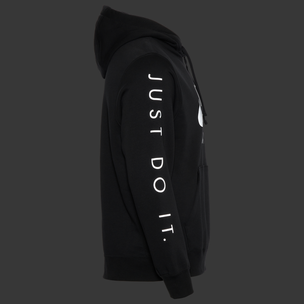 Nike Just Do It Hoodie - Men's - Black/Silver - Image 7
