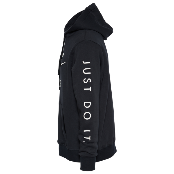 Nike Just Do It Hoodie - Men's - Black/White - Image 4