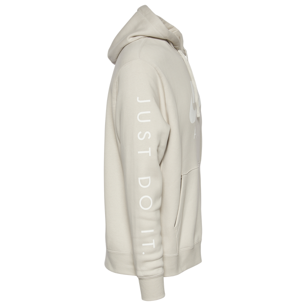 Nike Just Do It Hoodie - Men's - Beige/White - Image 3